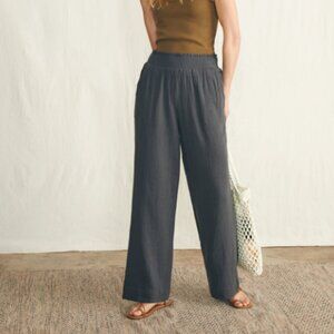 Faherty Dream Cotton Gauze Pants S